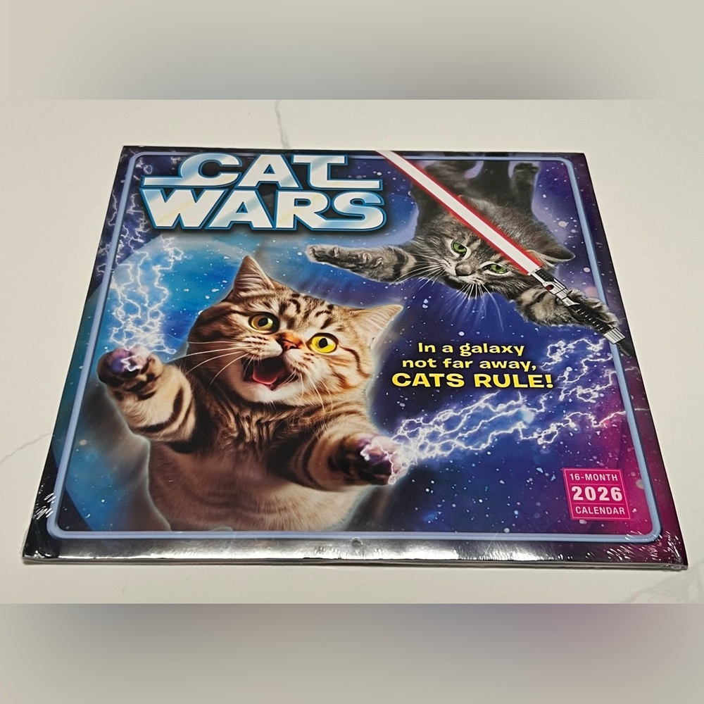 2026 Cat Wars Wall Calendar Wall by Sellers Publishing, Inc